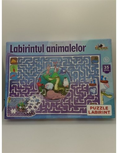 Puzzle Labirintul animalelor 35 piese...