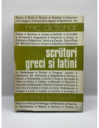 Mic dictionar scriitori greci si latini