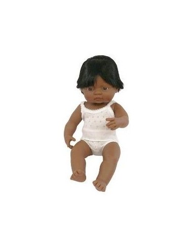 Papusa Baby hispanic baiat Miniland 38cm