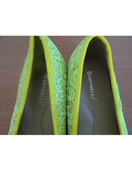 Espadrile verde neon Botinelli