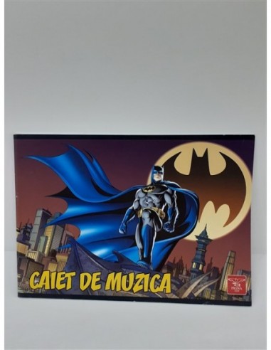 Caiet muzica 24 file model Batman Pigna