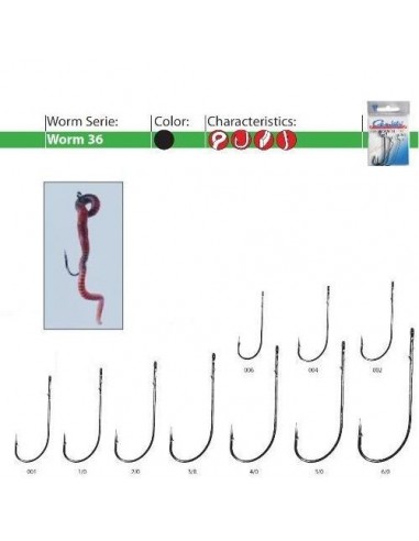 Carlige Gamakatsu Forjate W36, 5buc/plic