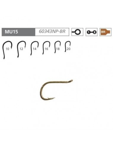 Carlig Mustad Feeder MU15, Bronz,...