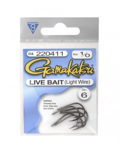 Carlige Gamakatsu Light Wire Black,...