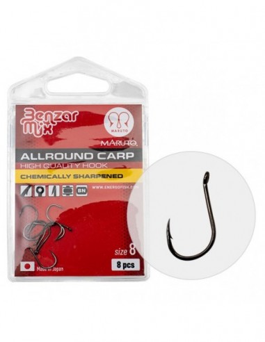 Carlige Benzar Allround Carp, 10buc/plic