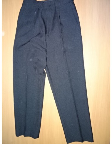 Pantaloni eleganti negri cu elastic in talie