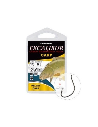 Carlige Excalibur Pellet Carp BN, 10buc