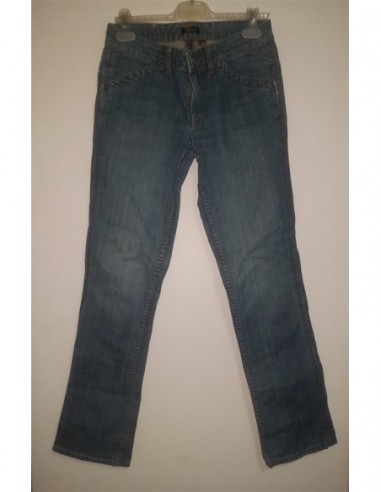 Pantaloni dama Jeans cu talie joasa