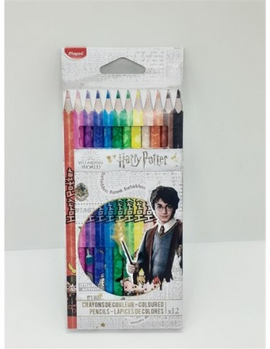 Set 12 creioane colorate Maped Harry...