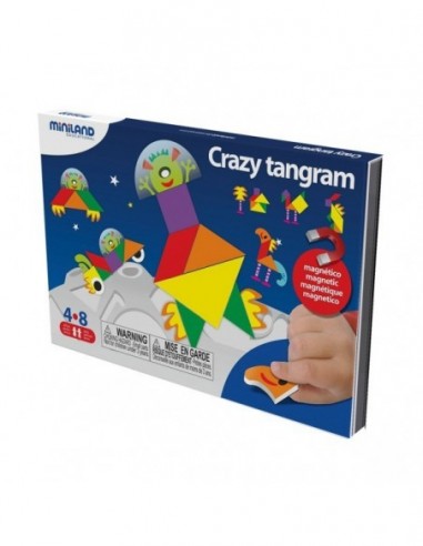 Joc magnetic Tangram fantezie Miniland