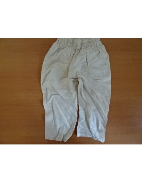 Pantaloni crem copii simpli