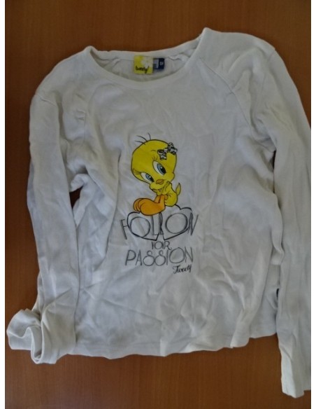 Bluza alba fetite cu imprimeu TWEETY