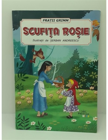 Scufita Rosie Fratii Grimm