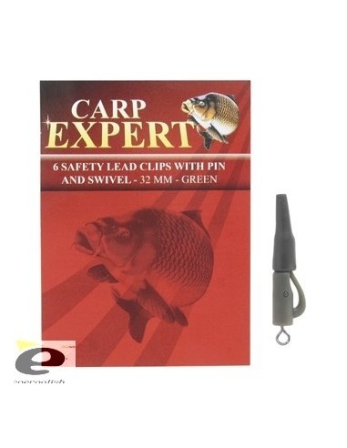 Clips cu Vartej Lead Carp Expert, 6...