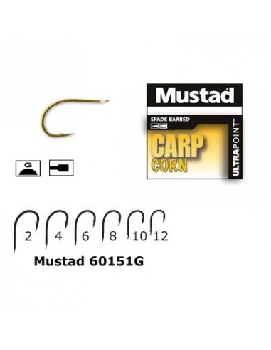 Carlige Aurii Mustad Carp Corn...