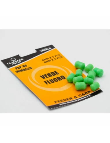 Pop Up Dumbells Claumar, Verde Fluo,...