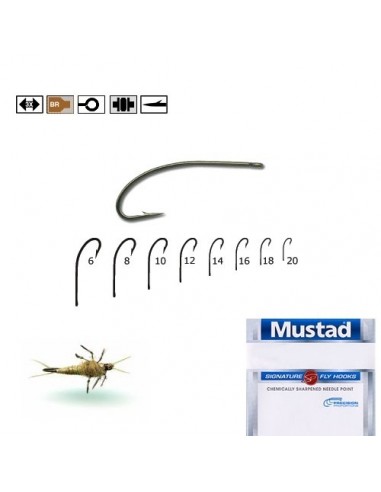 Carlig Mustad Br, Forjat, Tija Lunga...