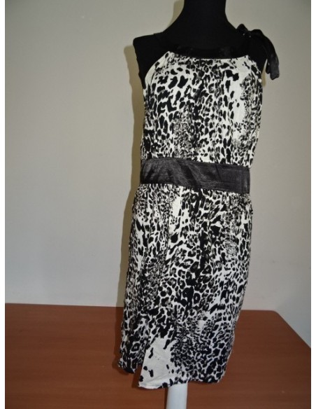 Rochita alb-negru animal print