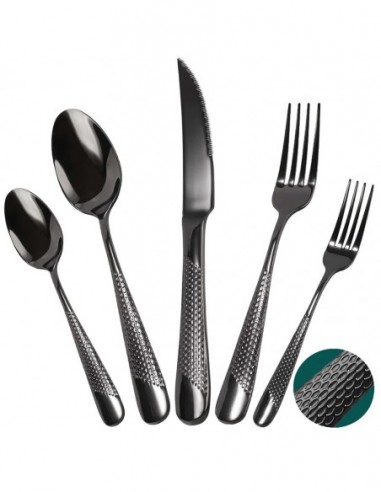 Set de tacamuri premium negre 6...