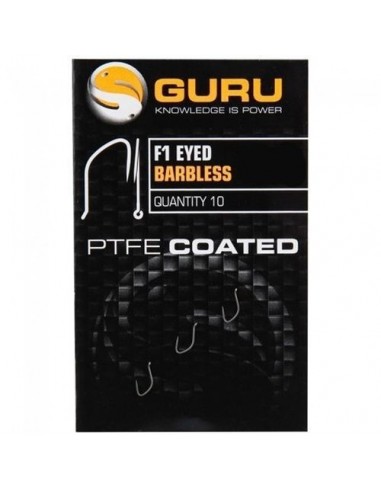 Carlige Guru Eyed Barbless, 10buc/plic