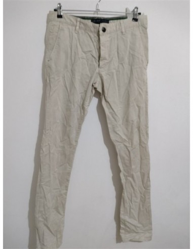 Pantaloni bej model casual Zara