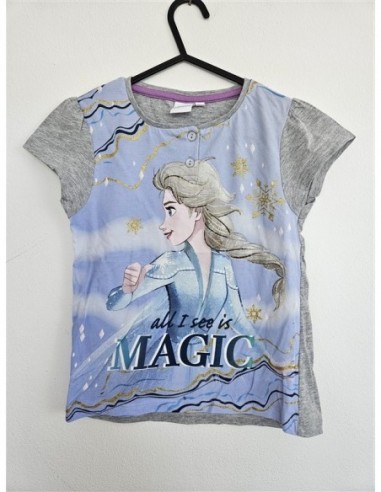 Tricou pentru fetite cu print Elsa...