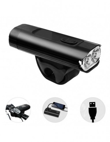 Far led bicicleta1000 lm functie...