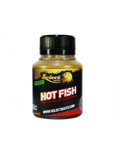 Dip Select Baits Hot Fish, 125ml