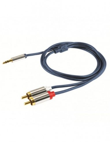 Cablu audio hifi mufa stereo jack 3.5...