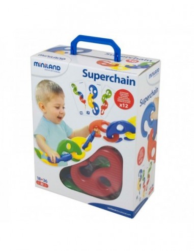 Joc Superchain 16 piese Miniland