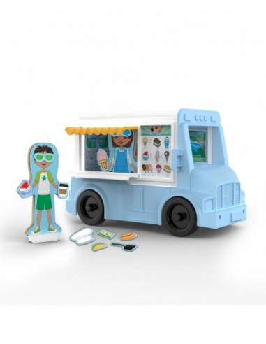 Set de joaca magnetic Food Truck-...