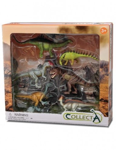 Set 6 figurine Dinozauri pictate...