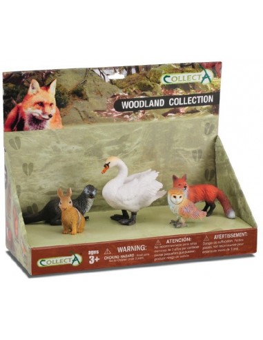 Set 5 figurine Animale din padure...