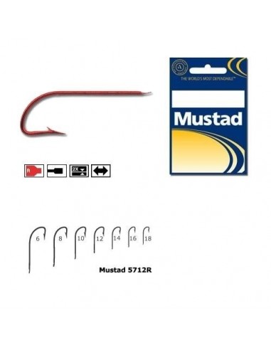 Carlig Mustad Crystal M5712R, Tija...