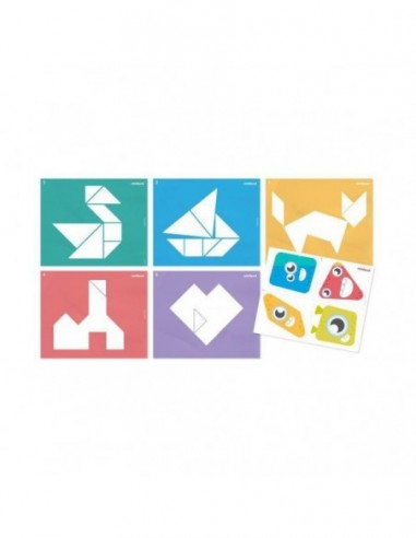 Joc creativ Tangram traditional cu...