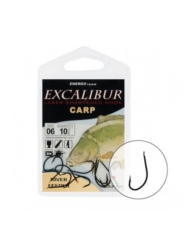 Carlige Excalibur River Feeder Black...