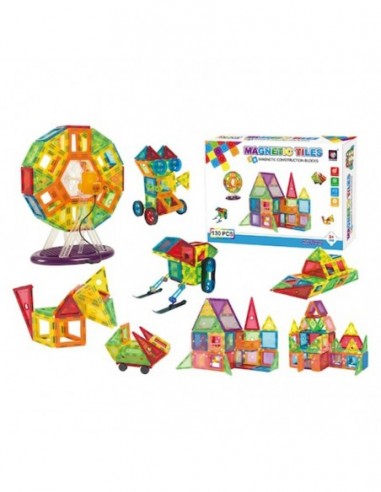 Set Constructie Magnetic 3D cu LED...