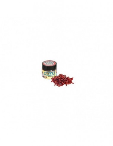 Benzar Jelly Baits Baby Worm Rosu, 30ml