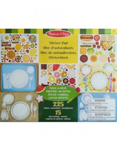 Abtibilduri Alimentele Melissa and Doug