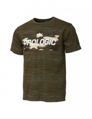 Tricou Prologic Bark Burn, Olive Green