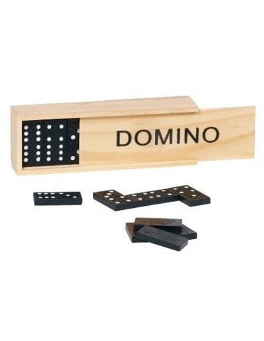 Domino mini in cutie de lemn