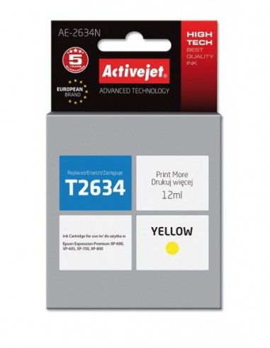 Cartus compatibil t2634 yellow pentru...