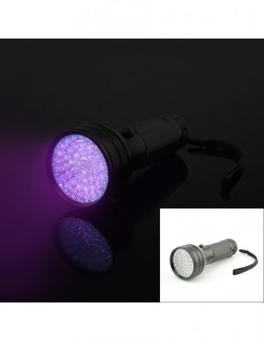 Lanterna 51 led-uri uv 380 nm