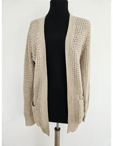 Cardigan dama lung model tricotat cu...