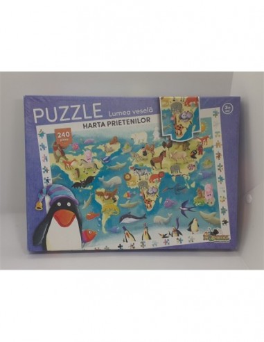 Puzzle Noriel Lumea Vesela - Harta...