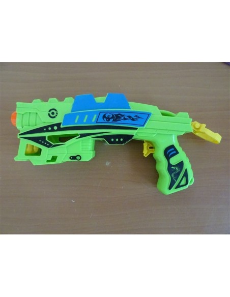 Pistol jucarie Blaster verde (lipsa proiectilele)