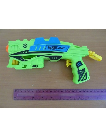 Pistol jucarie Blaster verde (lipsa proiectilele)