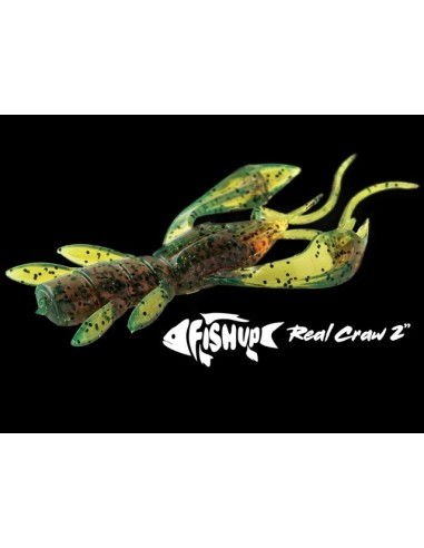 Naluca FishUp Real Craw, Chartreuse...