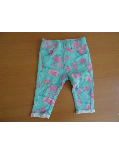 Pantaloni fetite cu imprimeu floral