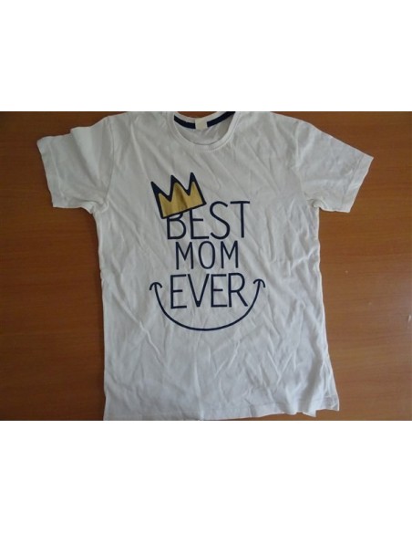 Tricou alb BEST MOM EVER